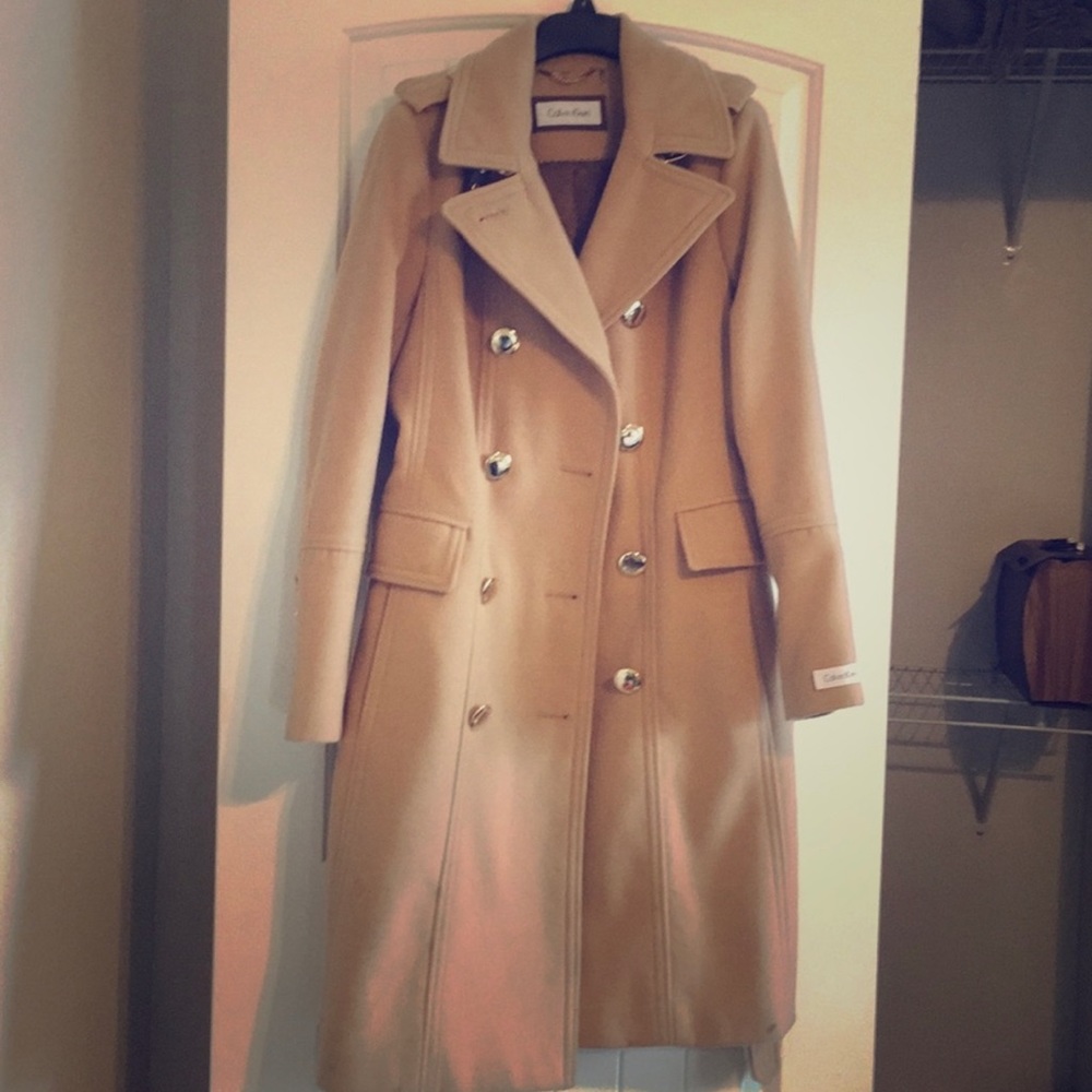 Calvin Klein Camel coat
